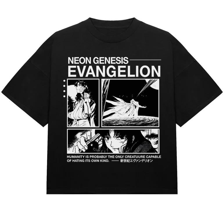 NGE The End of Evangelion Anime Unisex Tee | Neon Genesis Tee | The End of Evangelion Fan Gift, Streetwear Style Hoodie,...