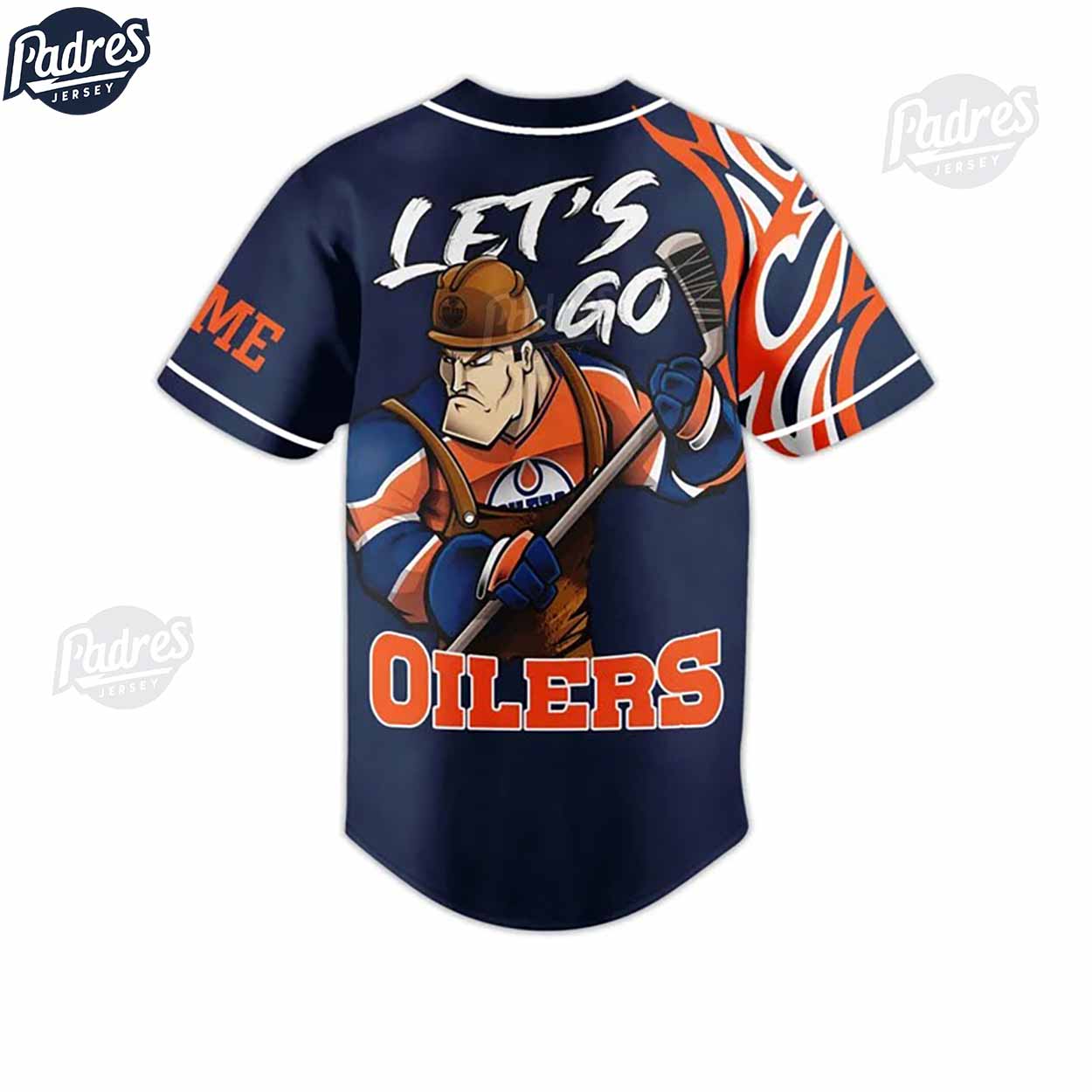 NHL Edmonton Oilers Baseball Jersey - Padres Jersey Oasis: Elevate Your Baseball Style Game T-Shirts, Hoodie,... (Image 3)
