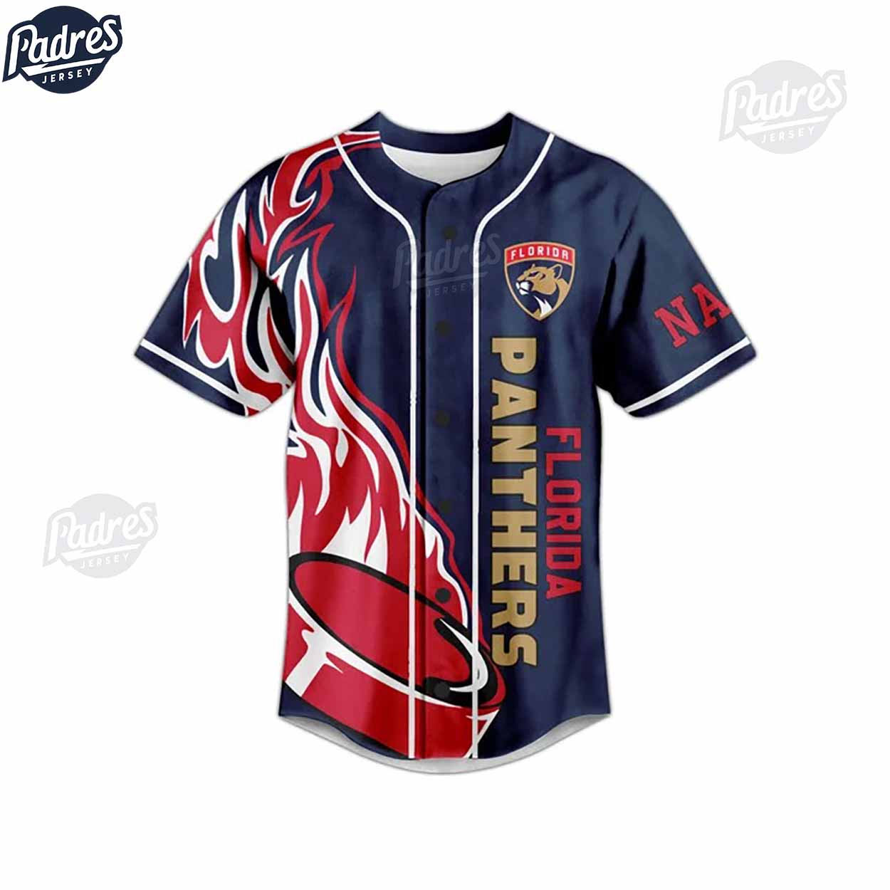 NHL Florida Panthers Time To Hunt Baseball Jersey - Padres Jersey Oasis: Elevate Your Baseball Style Game... (Image 3)
