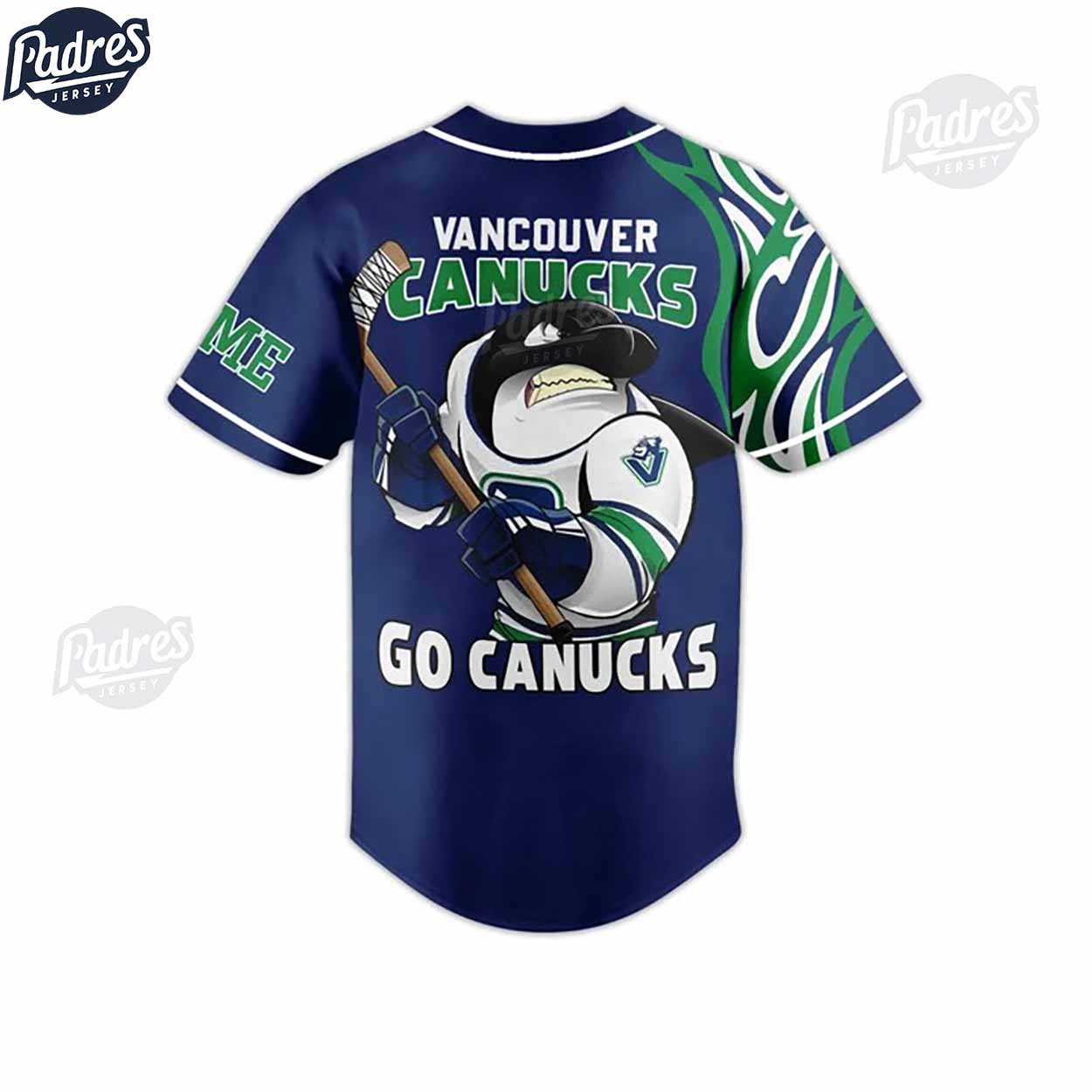 NHL Vancouver Canucks Baseball Jersey - Padres Jersey Oasis: Elevate Your Baseball Style Game T-Shirts, Hoodie,... (Image 2)