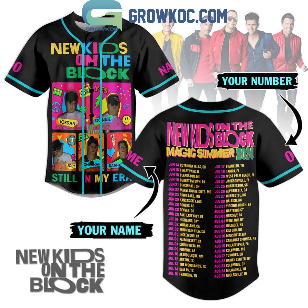 NKOTB Magic Summer 2024 Personalized Baseball Jersey
