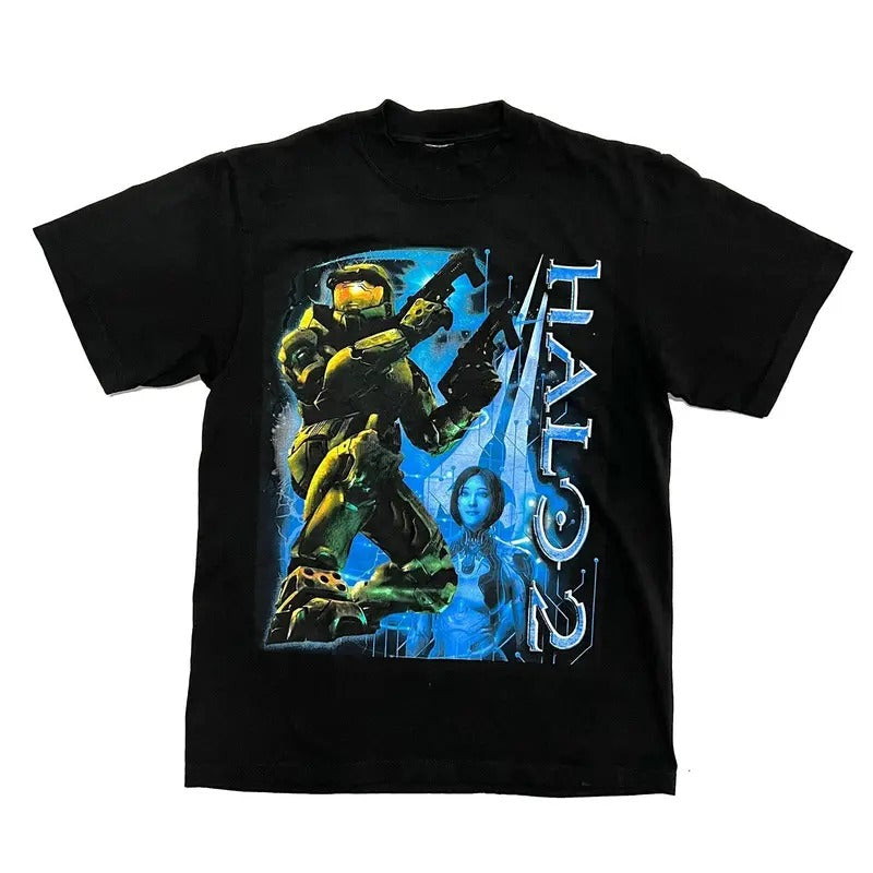NMC Halo 2 Tee T-Shirt Cotton Menswear Cotton Menswear Top Decoration Hoodie, Sweatshirt | WearSparks.com
