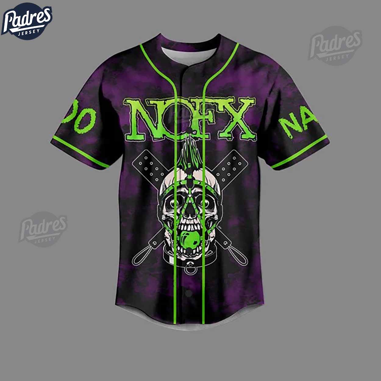 NOFX Punk In Drublic Custom Baseball Jersey Online - Padres Jersey Oasis: Elevate Your Baseball Style Game... (Image 2)