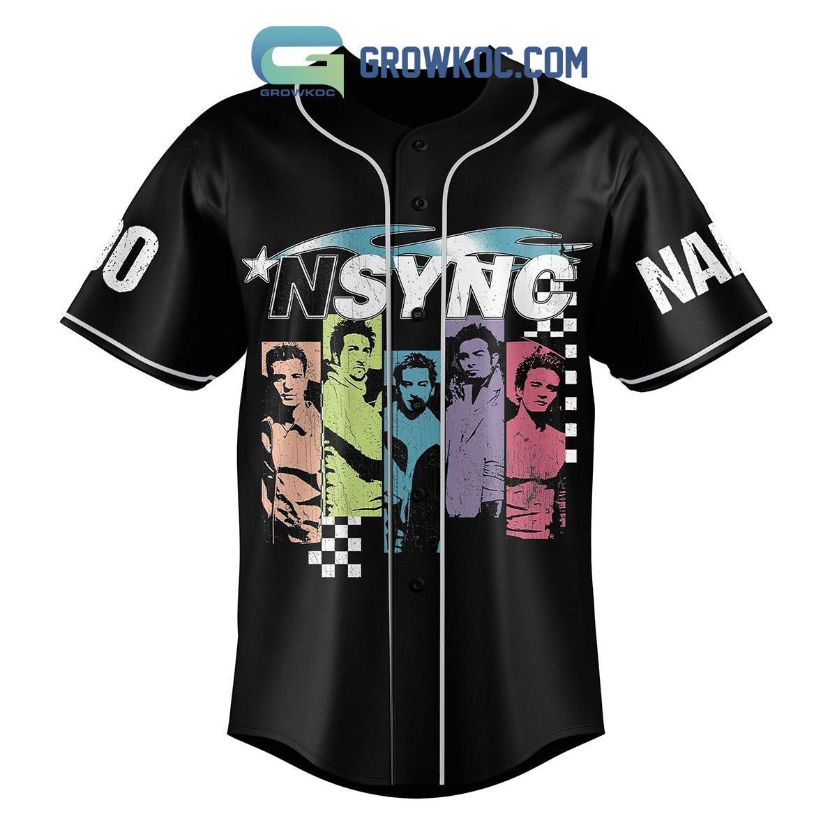 NSYNC It’s Tearin’ Up My Heart When I’m With You Personalized Baseball Jersey