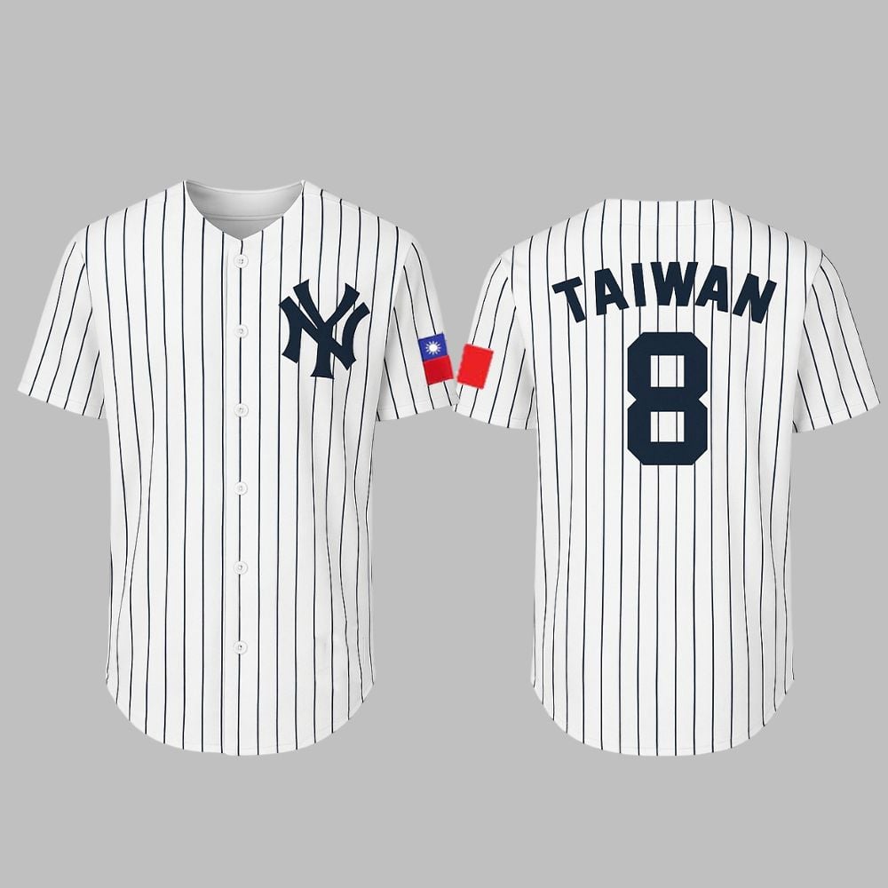 NY Yankees Taiwanese Heritage Night Jersey 2025 Giveaway - Grishko.com T-Shirts, Hoodie, Sweatshirt (Image 1)