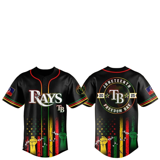 Tampa Bay Rays Juneteenth Day 2025 Baseball Jersey Hat - Grishko.com T-Shirts, Hoodie, Sweatshirt | WearSparks.com (Image 1)