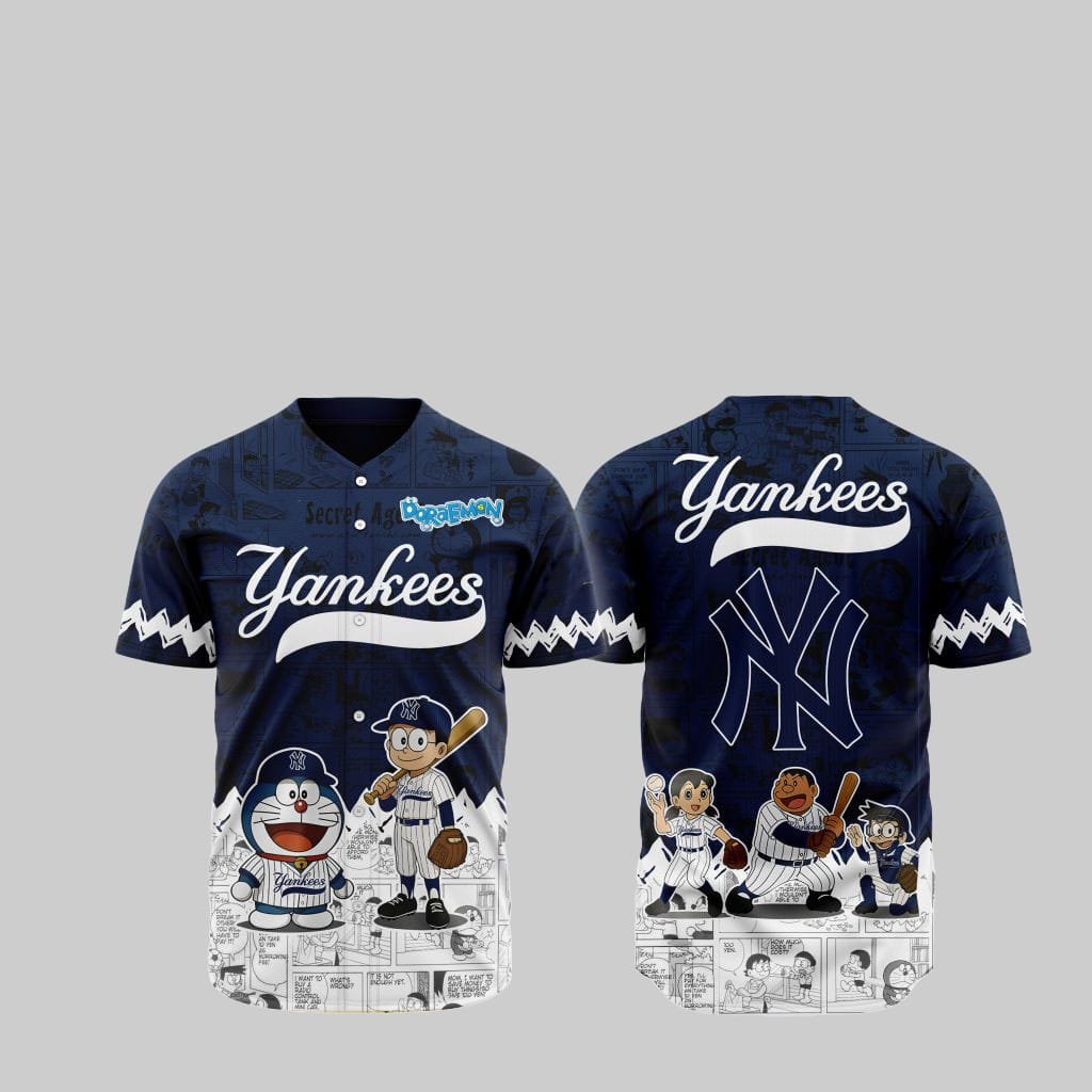 NY Yankees Doraemon Jersey 2025 - Grishko.com T-Shirts, Hoodie, Sweatshirt | WearSparks.com