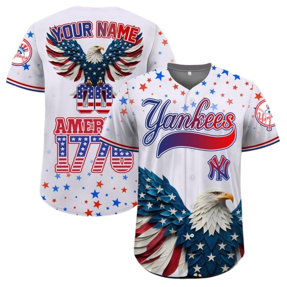 NY Yankees Independence Day Baseball Jersey 2025 - Grishko.com T-Shirts, Hoodie, Sweatshirt | WearSparks.com (Image 2)