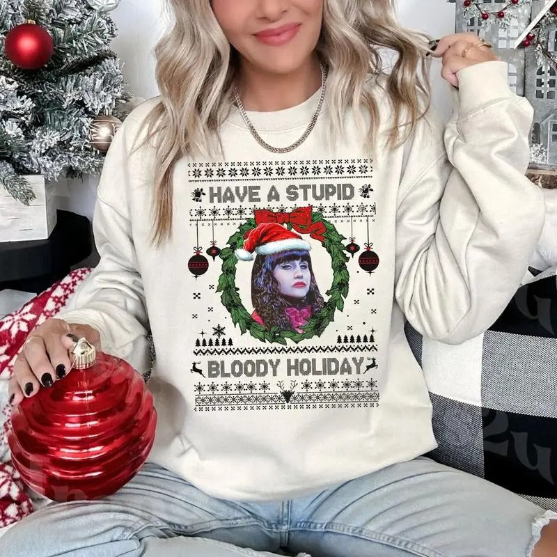 Nadja Of Antipaxos Christmas Sweatshirt, What We Do in The Shadows Shirt, Nadja Vapire Night Club Shirt, Nadja What We Do...