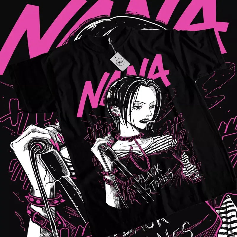 Nana Osaki Unisex T-Shirt,Black Stones Manga Anime Graphic Tee Shirt All Size Hoodie, Sweatshirt | WearSparks.com