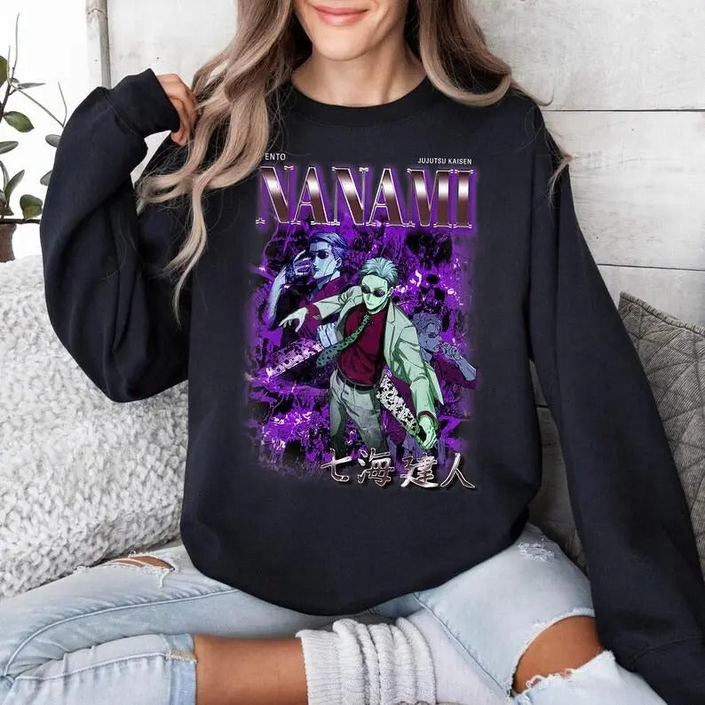 Nanami Kento Shirt Sweatshirt Anime Lover Gift Sweatshirt, #Hoodie, Comfort Colors | WearSparks.com