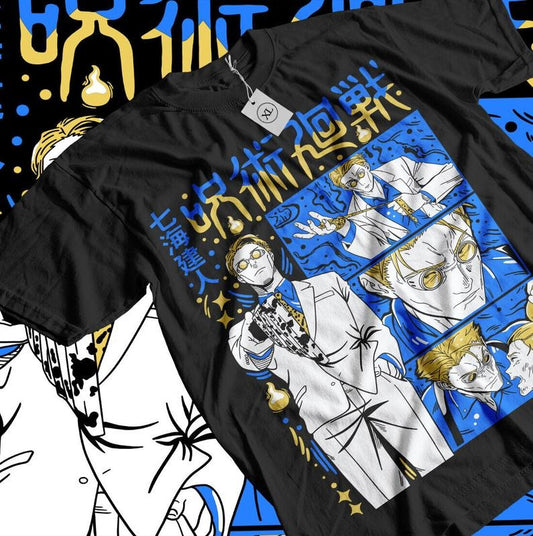 Nanami Kento T-Shirt S-4XL Jujutsu Kaisen JJK Gojo Satoru Horror Anime Shirt Tshirt S-4XL Hoodie, Sweatshirt | WearSparks.com