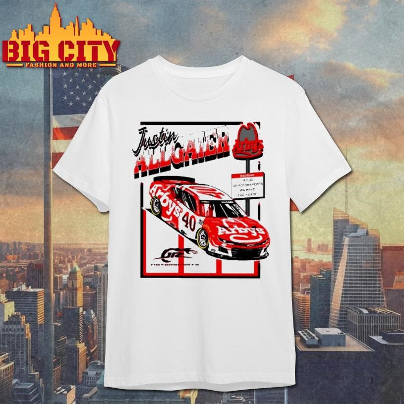 Nascar Justin Allgaier Jr Motorsports Arbys Shirt