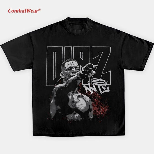 Nate Diaz Shirt, Vintage UFC 90s Graphic MMA Tee, Boxing T-shirt, UFC MMA Shirt, Gym Wear, Gift for Fighters, Sports...