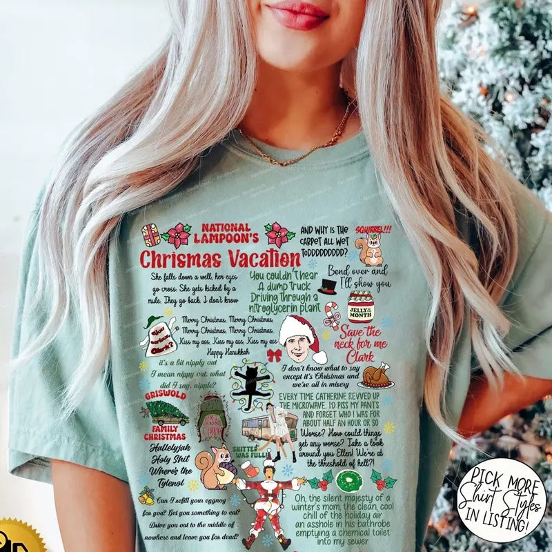 National Lampoon's Christmas Vacation Shirt, Griswold Family Christmas Shirt, Christmas Movie Shirt,Christmas Family...