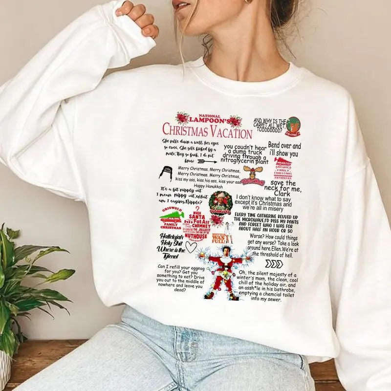 National Lampoons Christmas Vacation Sweatshirt, Griswold Family Christmas Sweatshirt, Christmas Hoodie T-Shirts