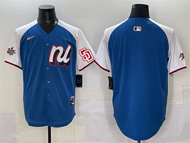 National League San Diego Padres Blank Blue Alternate 2025 All-Star Edition