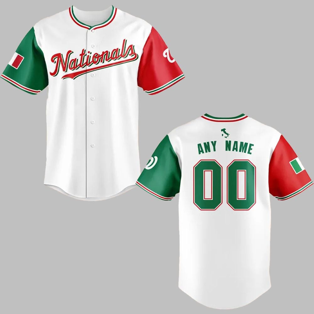 Nationals 2025 Italian Heritage Night Jersey - Grishko.com T-Shirts, Hoodie, Sweatshirt | WearSparks.com (Image 1)