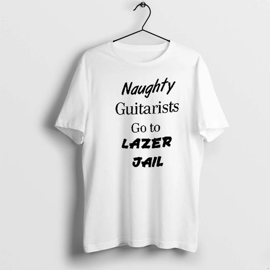 Naughty Guitars Go To Lazer Jail Tshirts Sweater