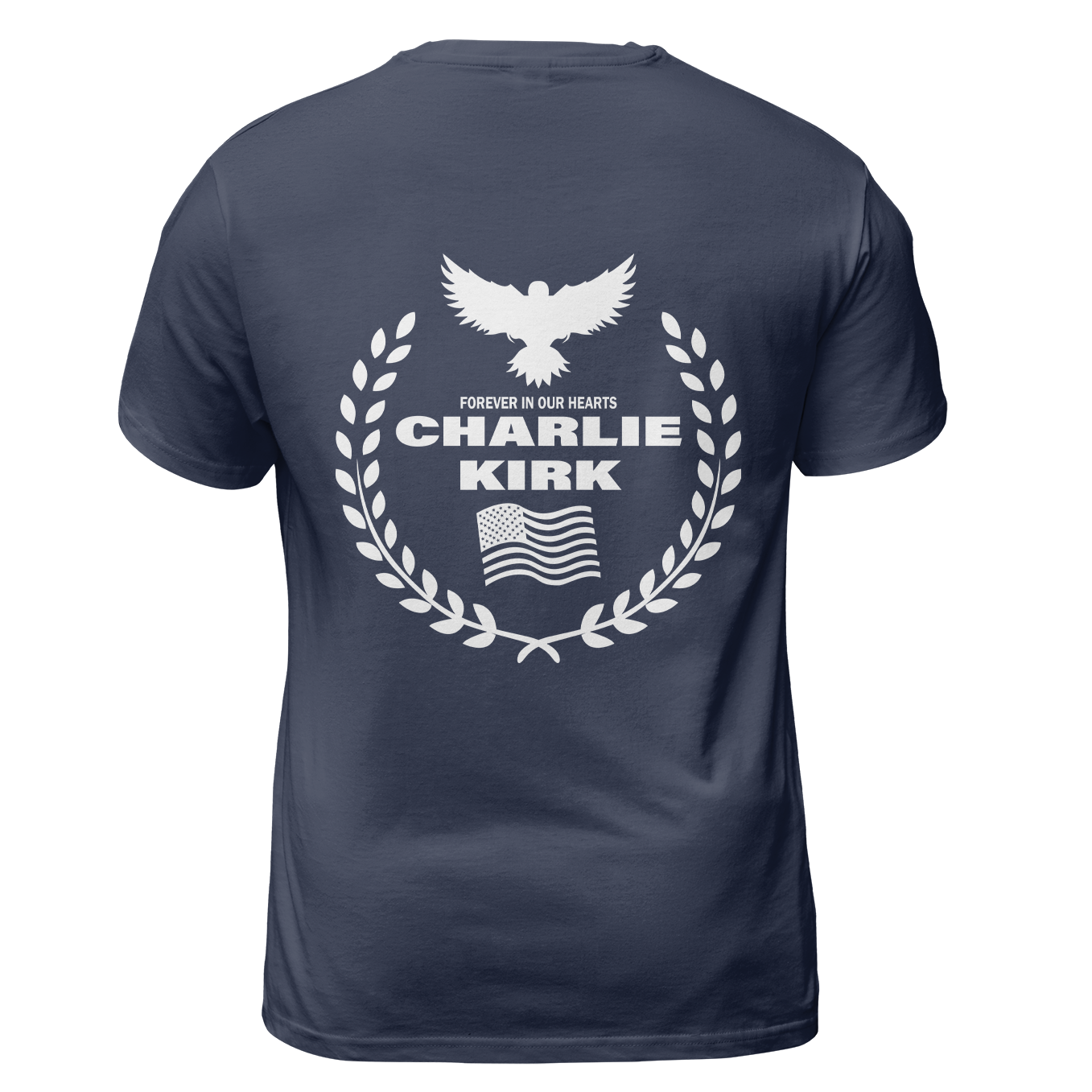 Freedom Charlie Kirk Forever In Our Hearts T Shirt - G Hoodie, Sweatshirt | WearSparks.com (Image 5)