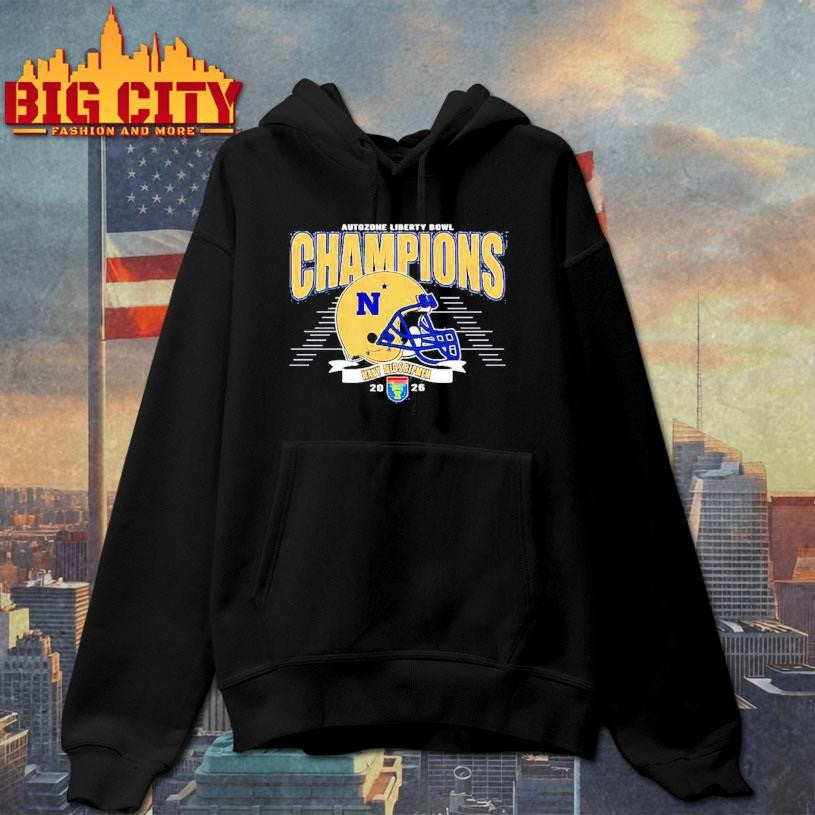 Navy Midshipmen Football 2026 AutoZone Liberty Bowl Classic Champions Shirt