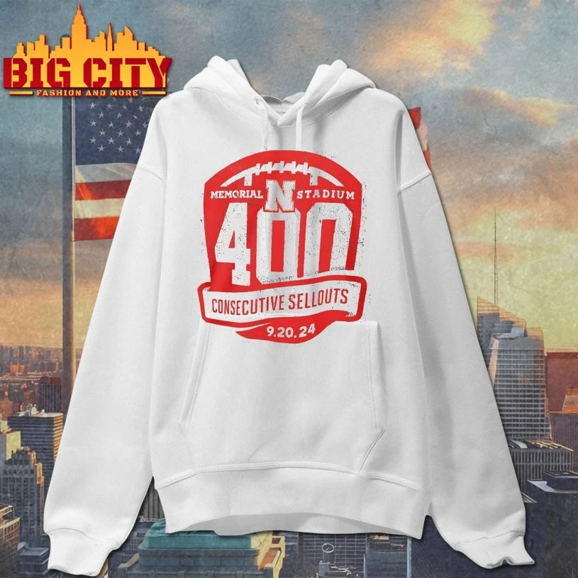 Nebraska Cornhuskers Memorial Stadium 400Th Sellout shirt