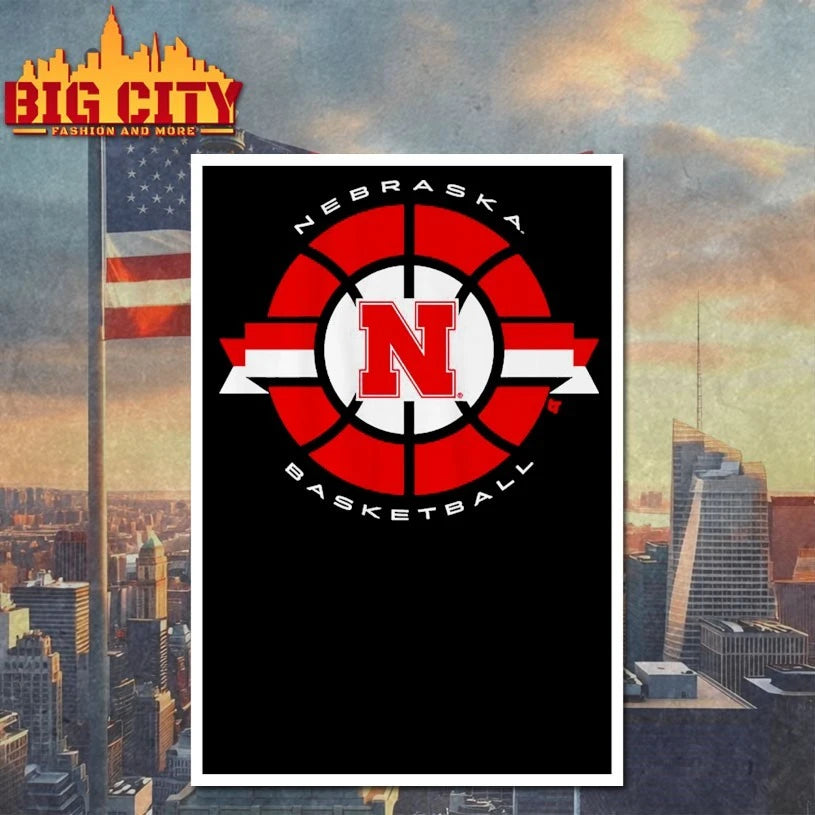 Nebraska Cornhuskers football Classic Circle logo shirt