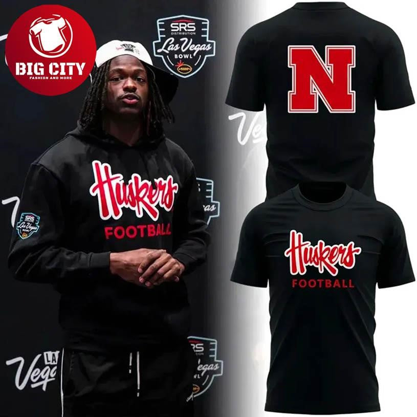 Nebraska Cornhuskers football Las Vegas Bowl Two Sided Shirt