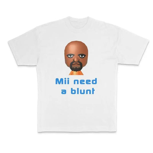 Need Blunt Funny Parody Crewneck TShirt for Mans Meme Dank Genz Top Streetwear Shortsleeve Round Neck Tshirt Menswear...