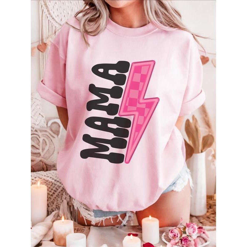Neon Moon Mama ~ Unisex Apparel Relaxed Fit Printed in the USA Clothing Womenswear Casual and Comfortable T-Shirts,...