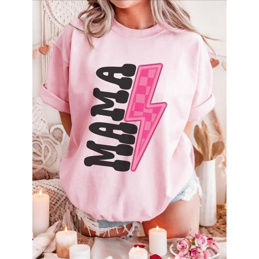 Neon Moon Mama ~ Unisex Apparel Relaxed Fit Printed in the USA Clothing Womenswear Casual and Comfortable T-Shirts,...