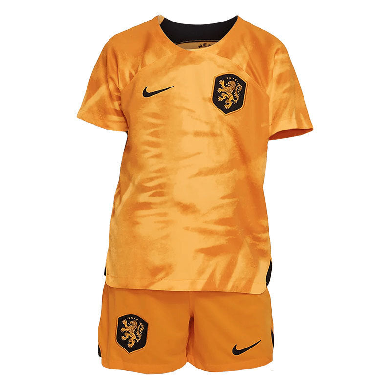 Netherlands Kids 2022 Home Soccer Kit