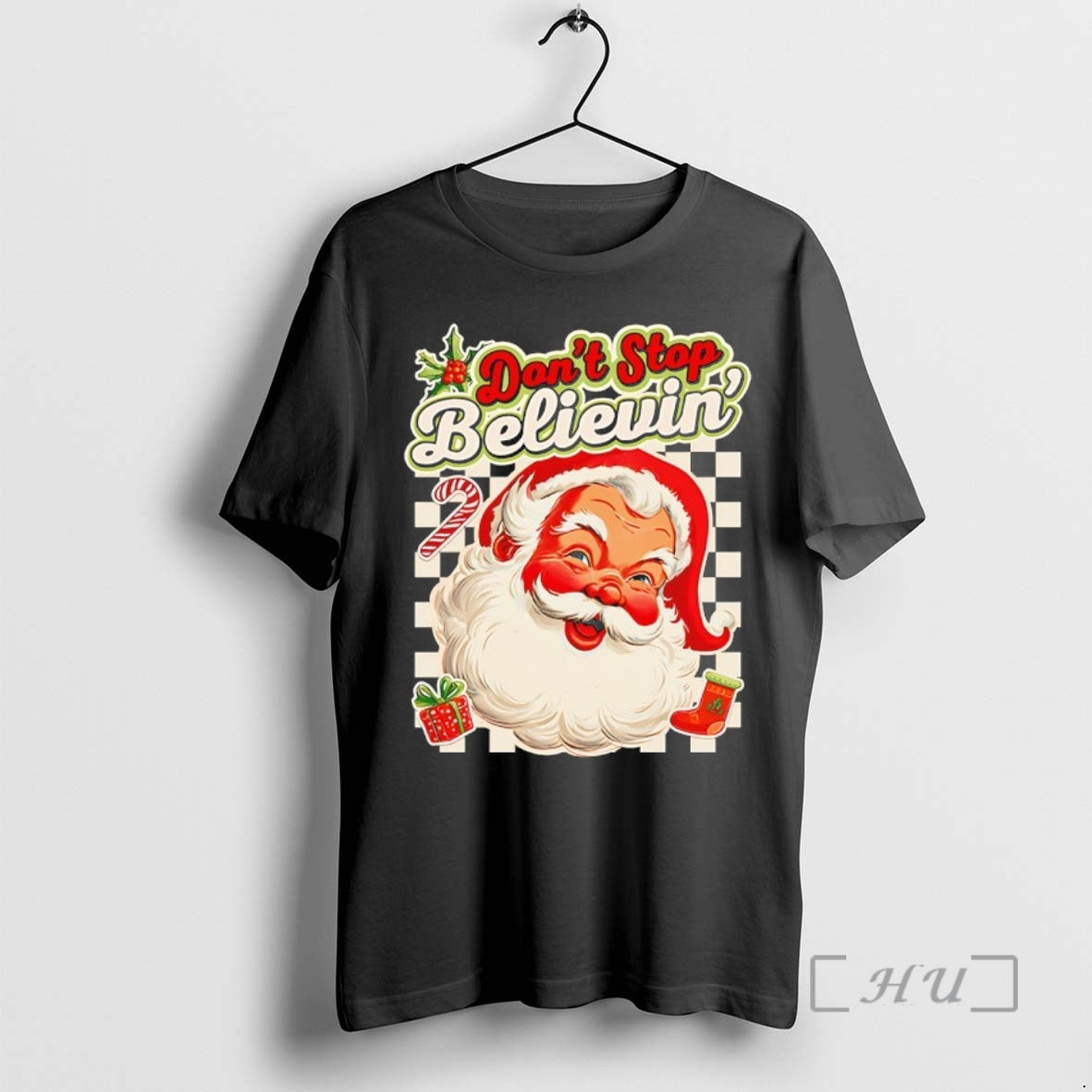 New Dont Stop Believin Santa T-Shirts, Hoodie, Sweatshirt | WearSparks.com