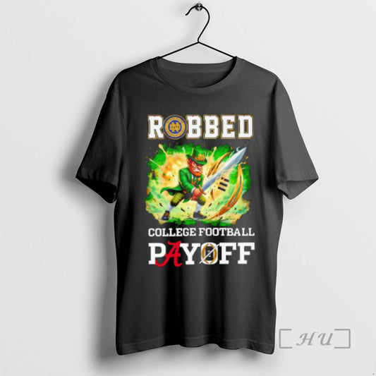 New Fighting Irish Robbed The Cfp Playoff Mascot T-Shirts, Hoodie, Sweatshirt | WearSparks.com