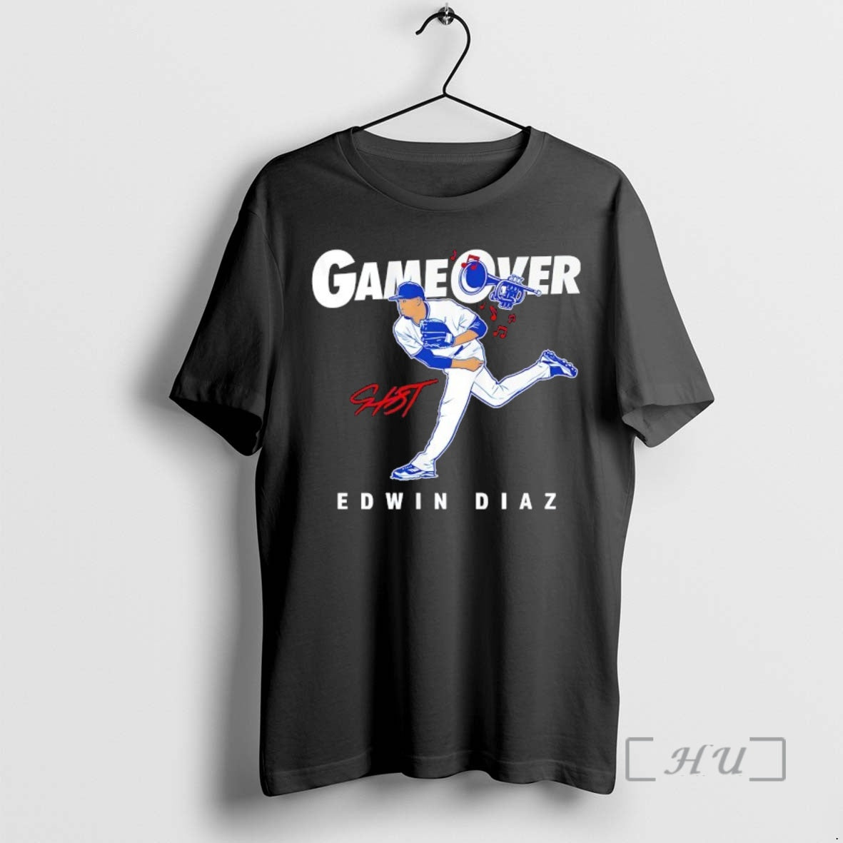 New Game Over Edwin Diaz Los Angeles Dodgers Signature T-Shirts, Hoodie, Sweatshirt | WearSparks.com