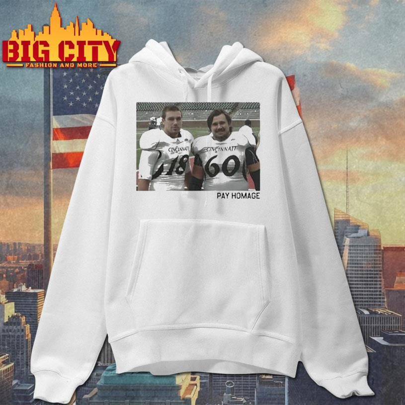 New Heights Cincinnati Bearcats Kelce Brothers Pay Home Shirt