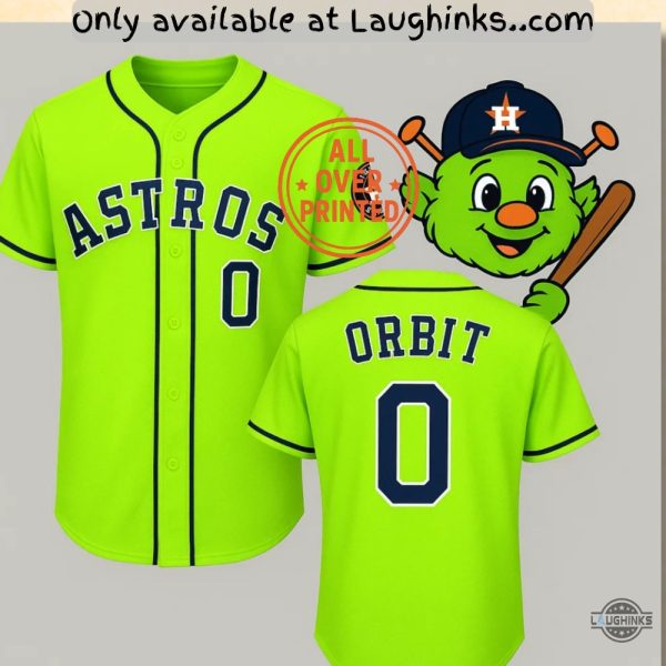 New Houston Astros Orbit Vapor Baseball Jersey Shirt 2025