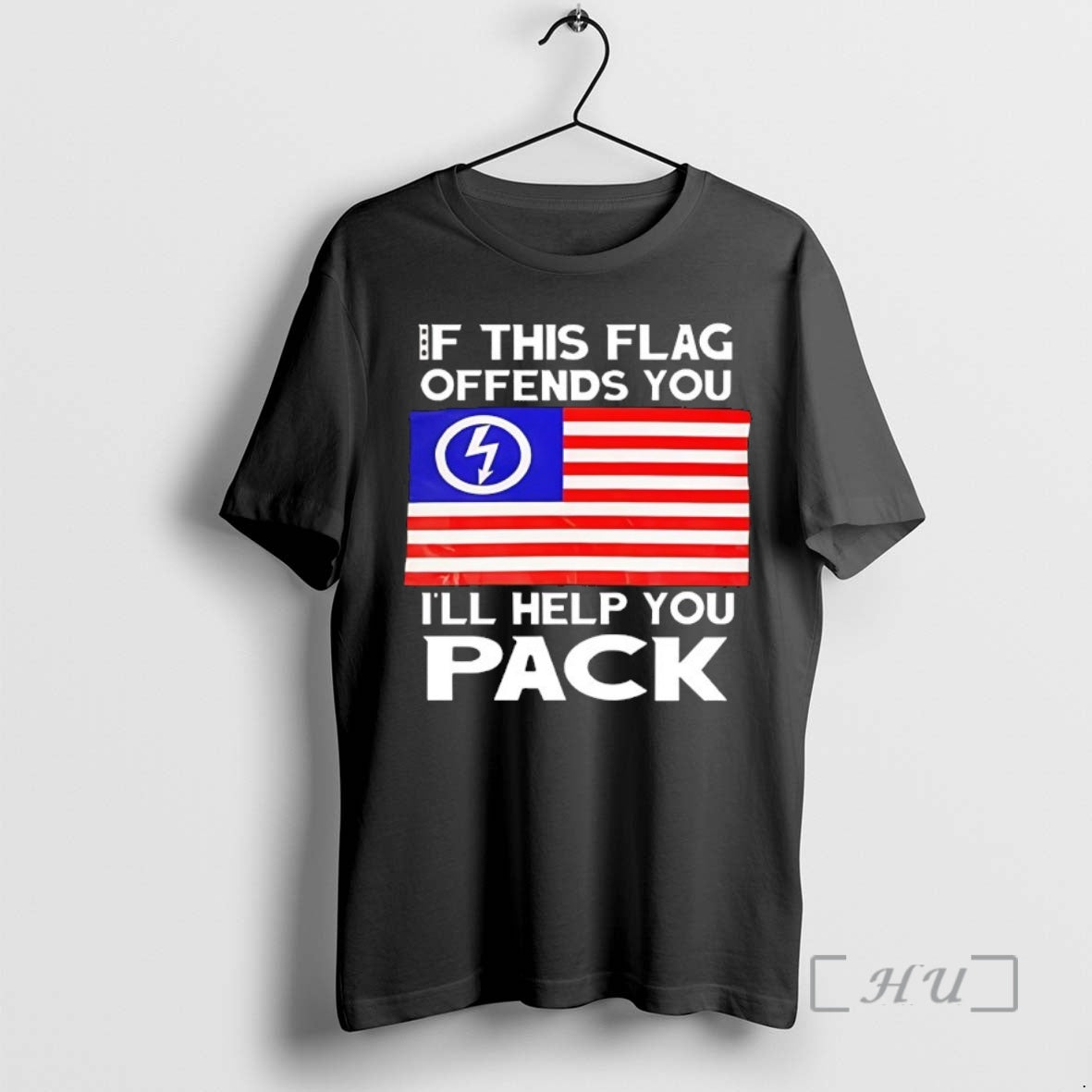 New If This Flag Offends You Ill Help You Pack T-Shirts, Hoodie, Sweatshirt | WearSparks.com