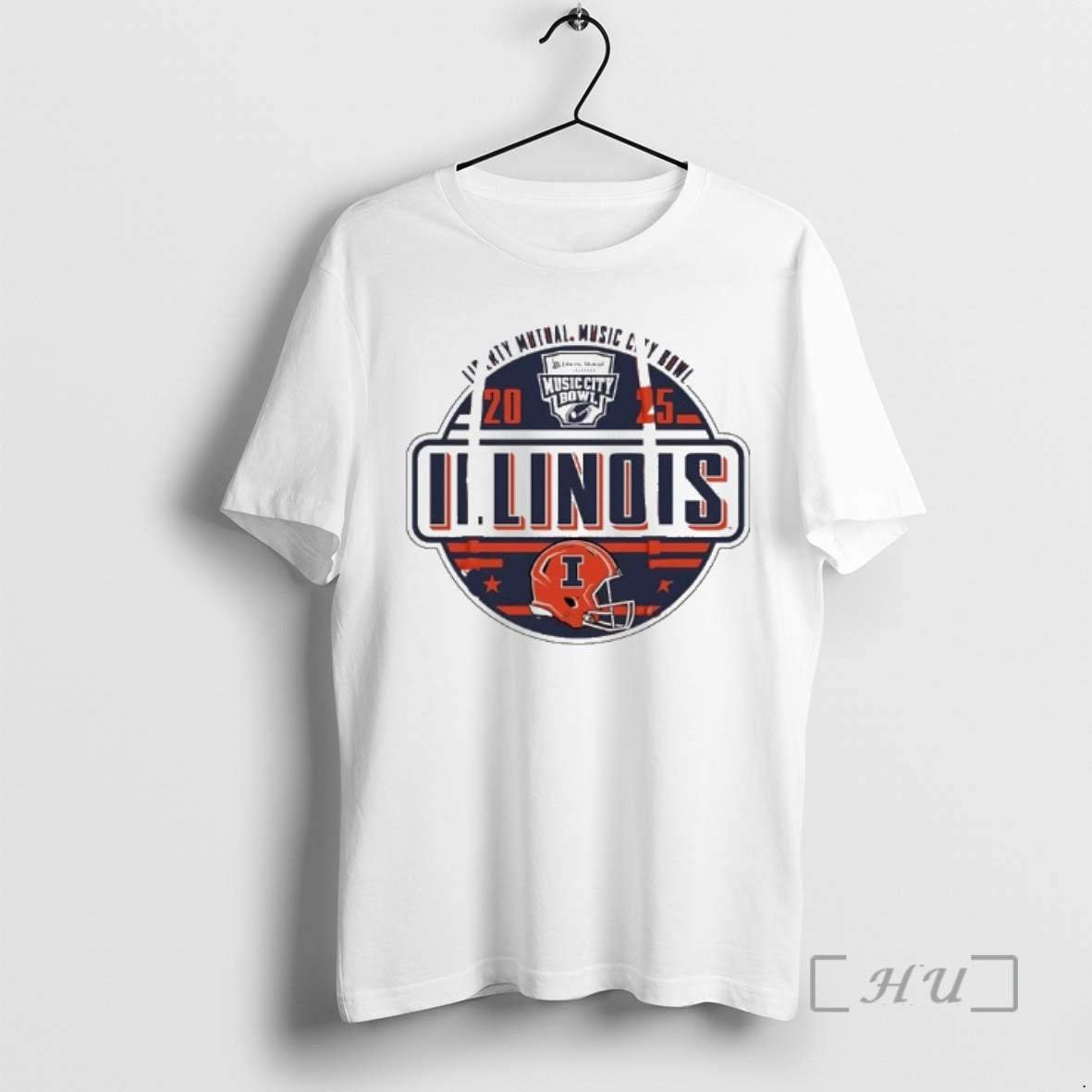 New Illinois Football 2025 Music City Bowl Logo T-Shirts, Hoodie, Sweatshirt | WearSparks.com