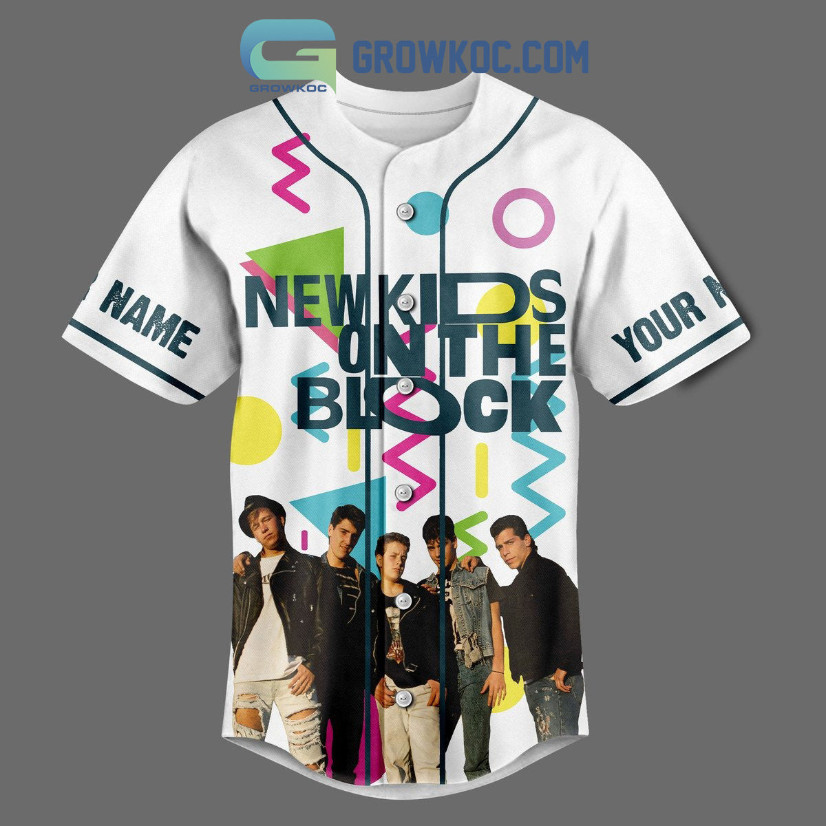 New Kids On The Block I’m Not Old I’m Vintage Personalized Baseball Jersey