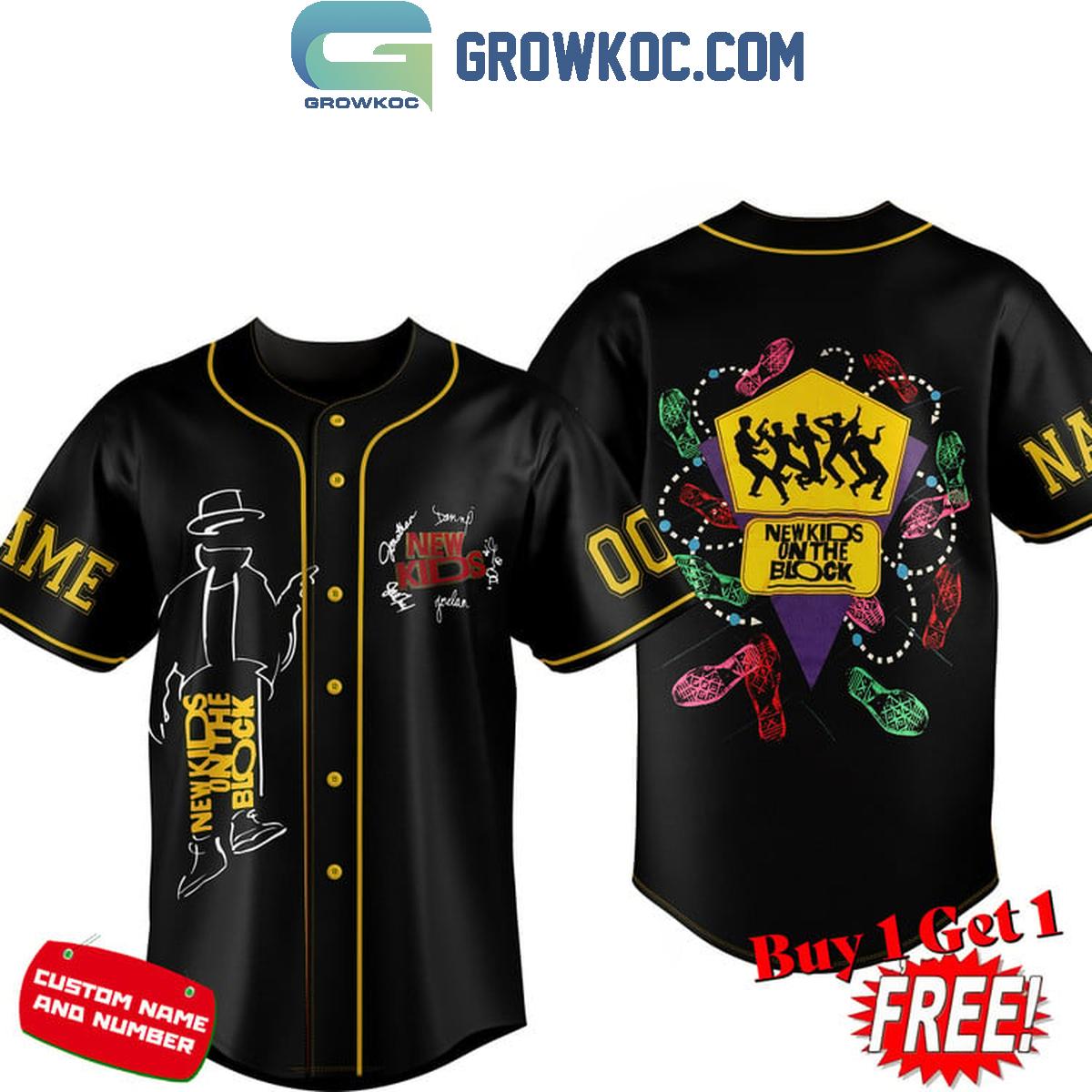 New Kids On The Block NKOTB Hangin’ Tough Personalized Baseball Jersey
