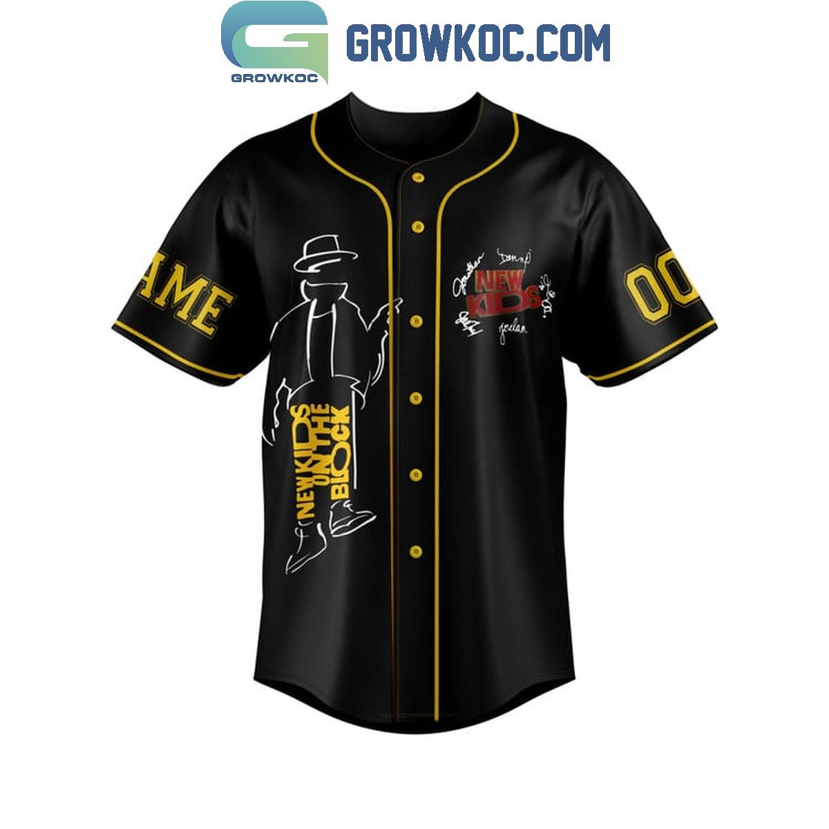 New Kids On The Block NKOTB Hangin’ Tough Personalized Baseball Jersey