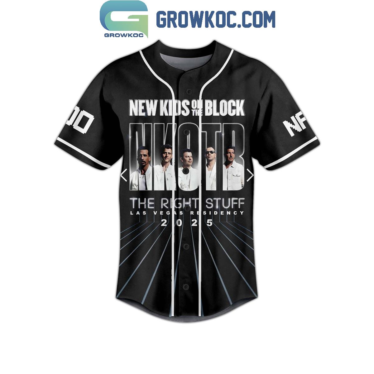 New Kids On The Block The Right Stuff 2025 Personalized Baseball Jersey
