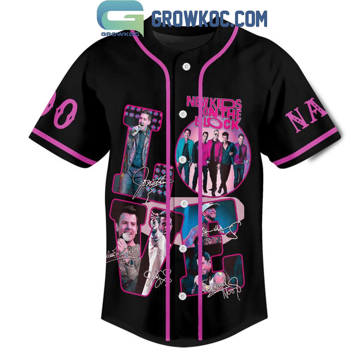 New Kids On The Blocks Having Magic Summer With Fan Personalized Baseball Jersey