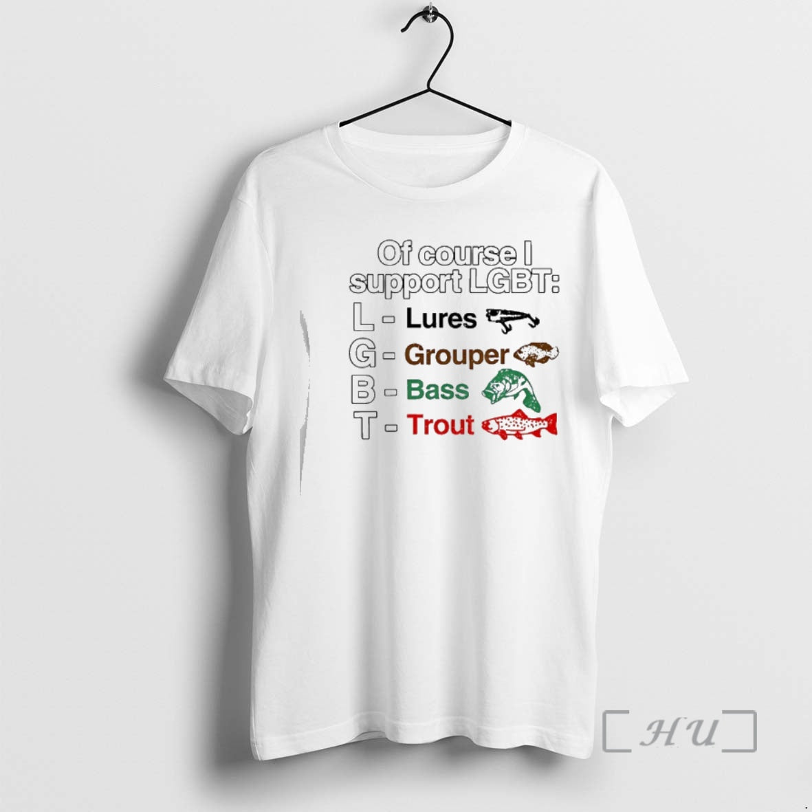 New Of Course I Support Lgbt Lures Grouper Bass Trout Fish Premium T Shirts Sweater Hoodie, Sweatshirt | WearSparks.com