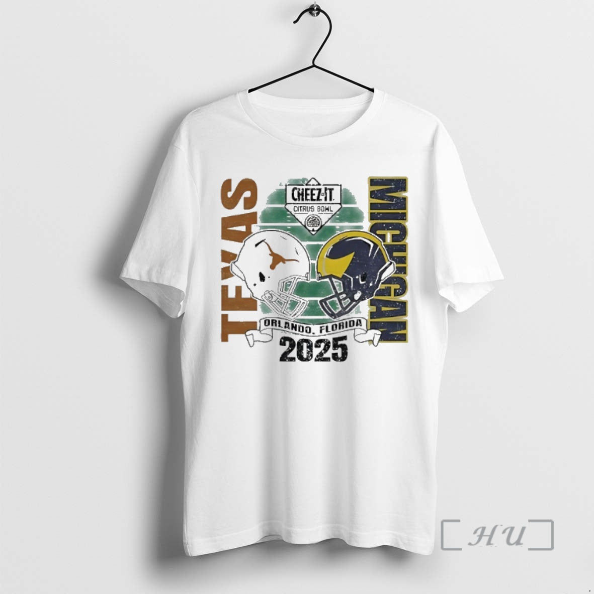 New Texas Longhorns Vs Michigan Wolverines Cheez It Citrus Bowl Helmet 2025 Premium T Shirts Hoodie, Sweatshirt