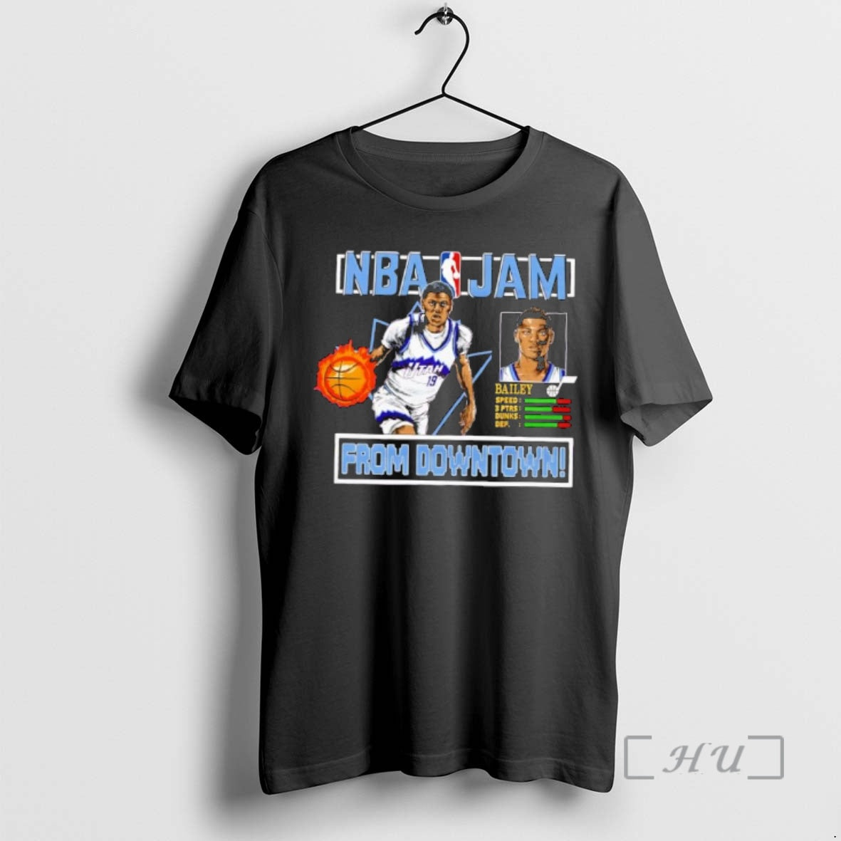 New Utah Jazz Nba Jam Ace Bailey From Downtown T-Shirts, Hoodie, Sweatshirt | WearSparks.com