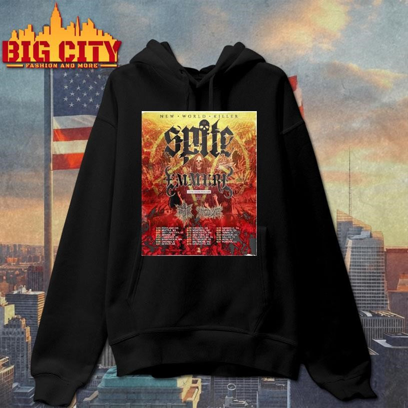 New World Killer United States Tour 2026 Spite And Emmure Shirt