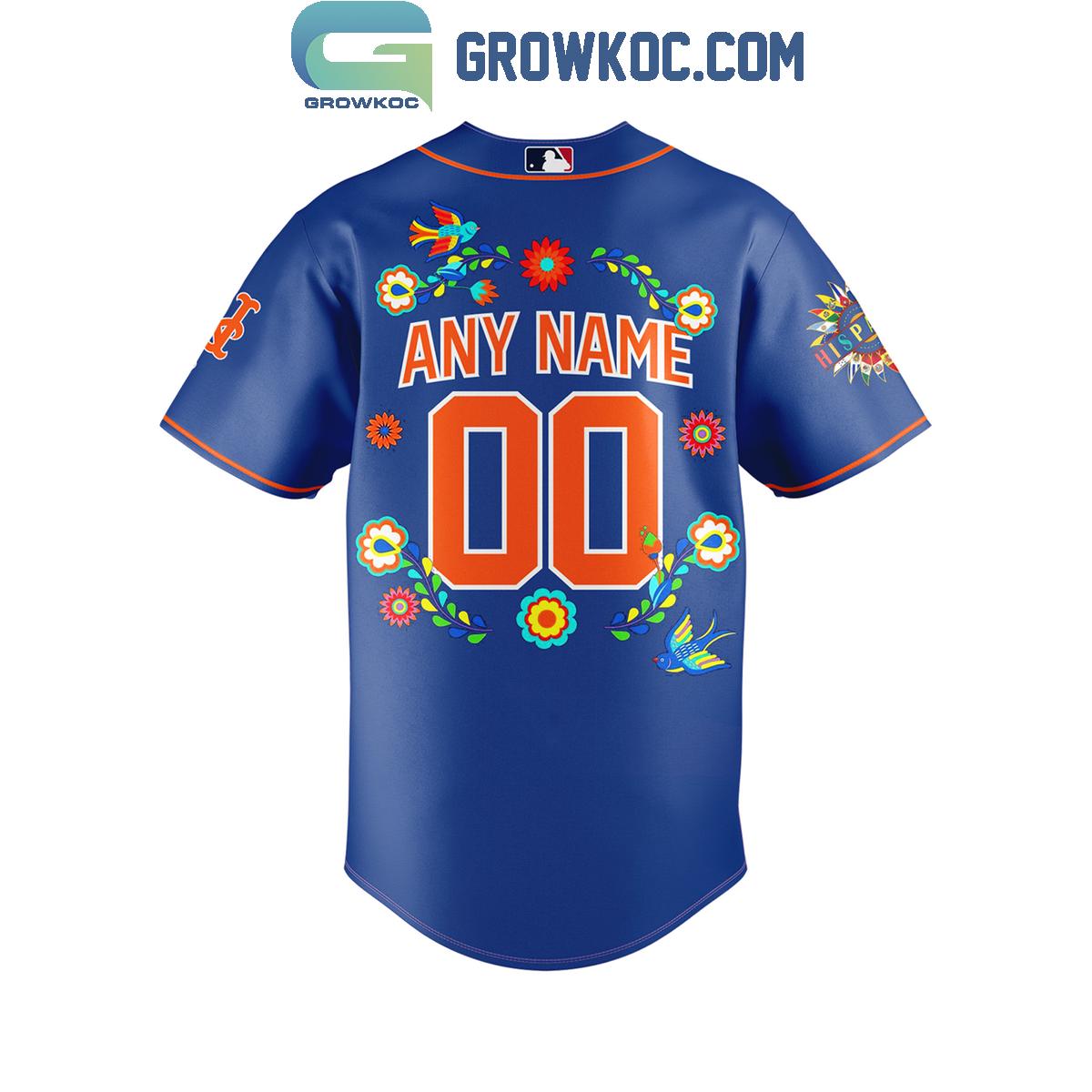 New York Mets Hispanic Heritage Night 2024 Personalized Baseball Jersey