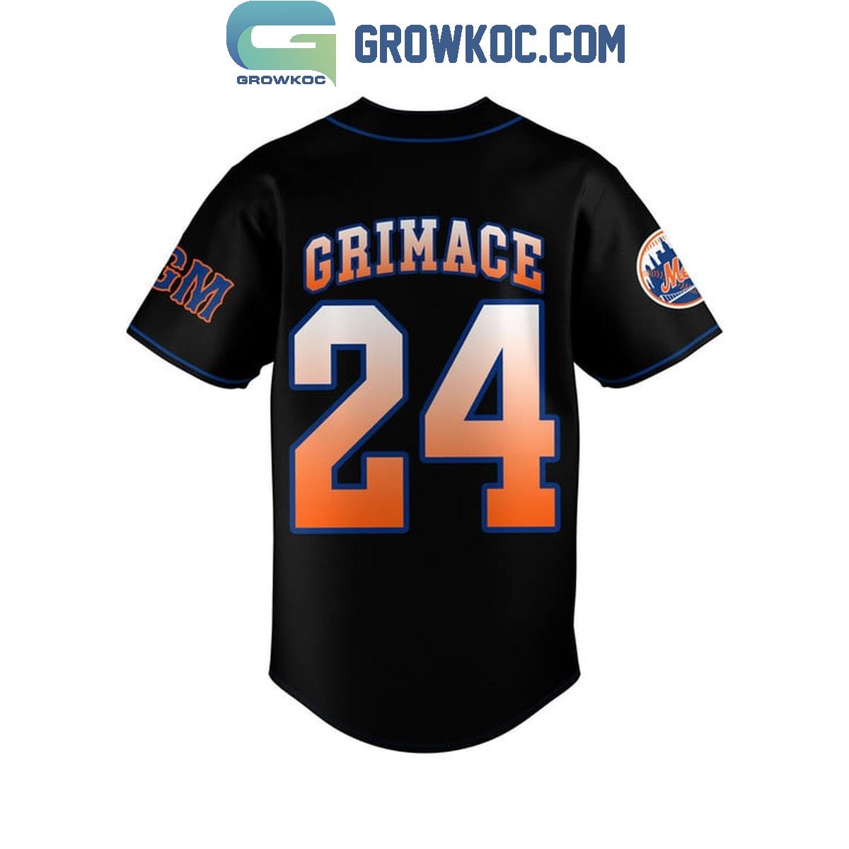 New York Mets LFGM Grimace Era Personalized Baseball Jersey
